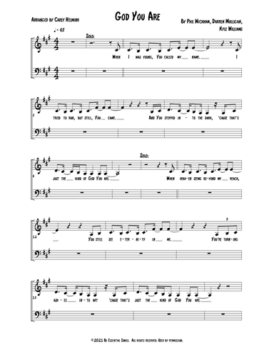 God You Are (arr. Carey Helmink)