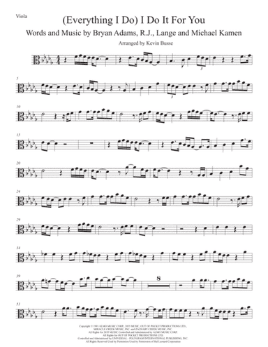(Everything I Do) I Do It For You (arr. Kevin Busse)