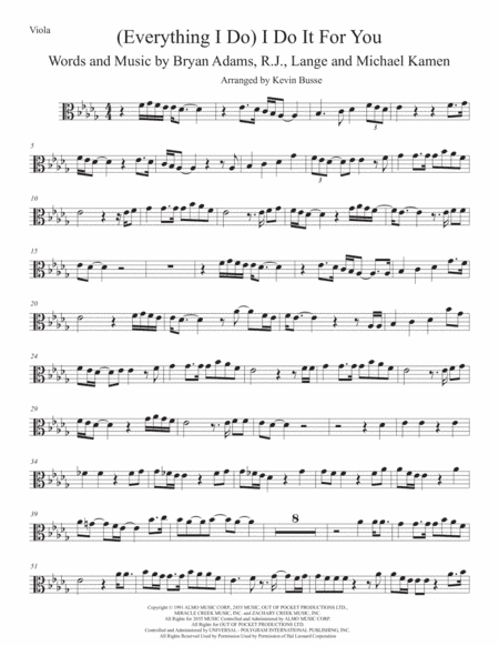 (Everything I Do) I Do It For You (arr. Kevin Busse)