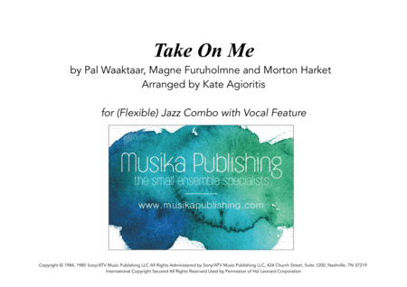 Take On Me (arr. Kate Agioritis)