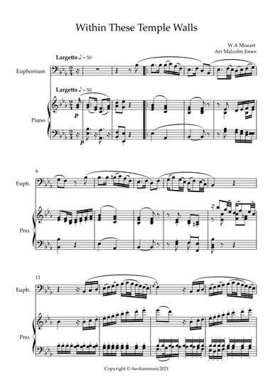 Within These Temple Walls (arr. Malcolm Jones)