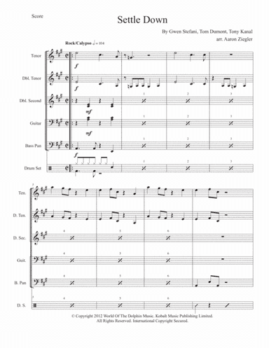 Settle Down (arr. Aaron Ziegler)