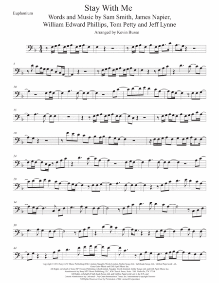 Stay With Me (arr. Kevin Busse)