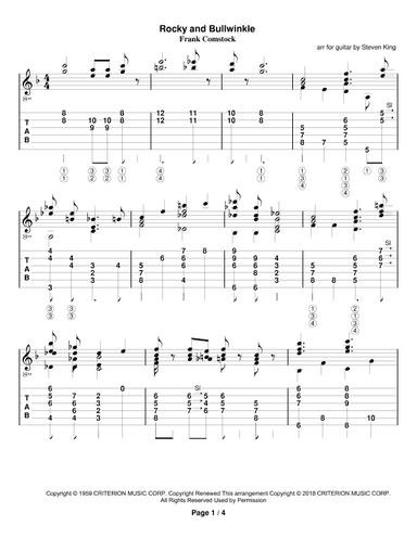Rocky & Bullwinkle (arr. Steven King)