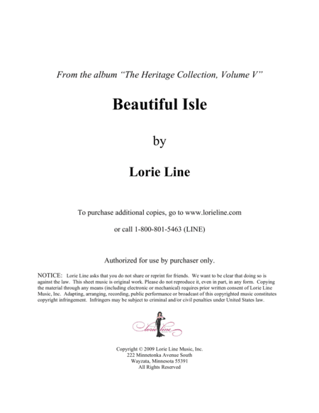 Beautiful Isle (arr. Lorie Line)