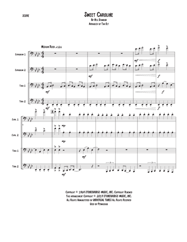 Sweet Caroline (arr. Tim Olt)