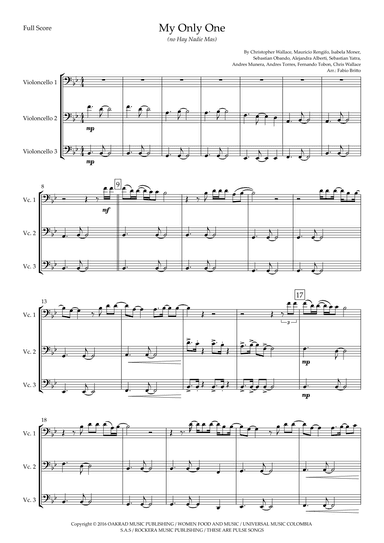 My Only One (no Hay Nadie Mas) (arr. Ottirb Sage)