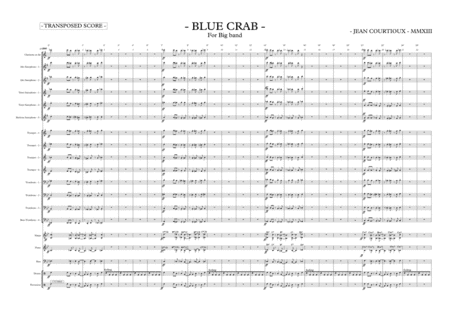 BLUE CRAB FOR BIG BAND