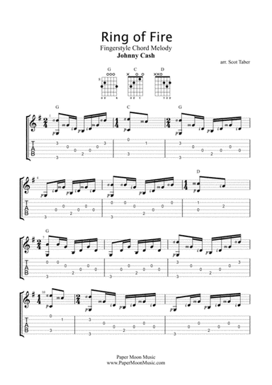Ring Of Fire (arr. Scot Taber)