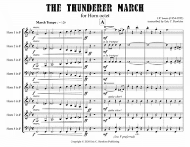 The Thunderer March, horn octet (arr. Eric C. Hawkins)