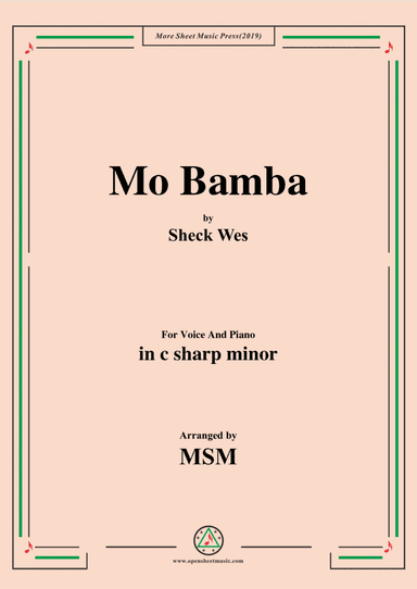 Mo Bamba (arr. Open Cloud)