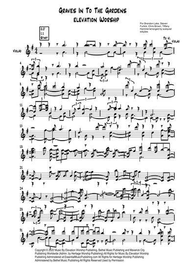Graves Into Gardens (arr. ezequiel zeferino edição)
