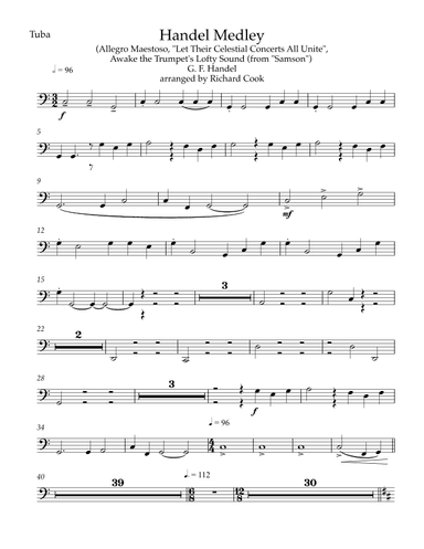 Handel Medley (arr. Richard Cook)