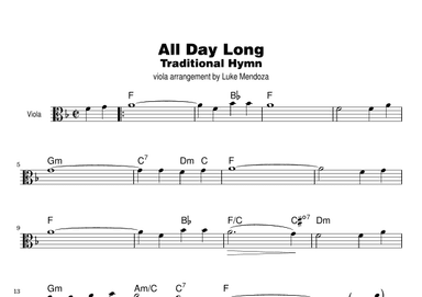 All Day Long (traditional Hymn) (arr. Luke Mendoza)