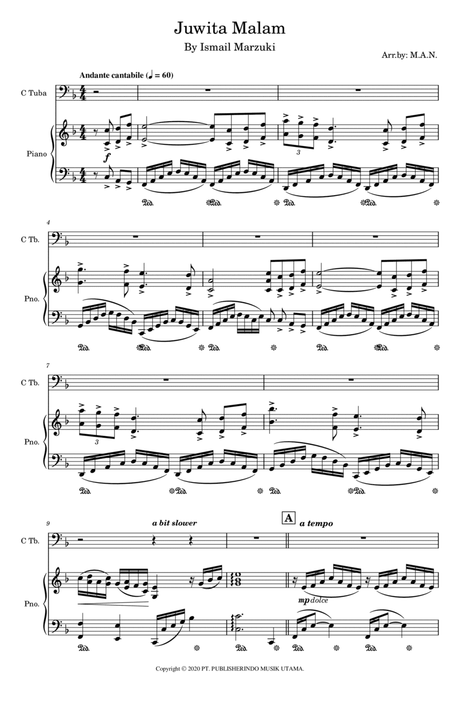 Juwita Malam (arr. Azrai Norzuki (M.A.N.))