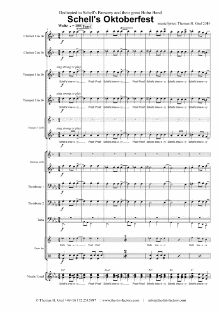 Schell's Oktoberfest - Waltz & Polka - German Band - Comp./Arr. Thomas H. Graf