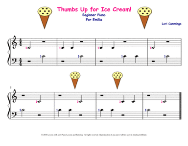 Thumbs Up for Ice Cream!