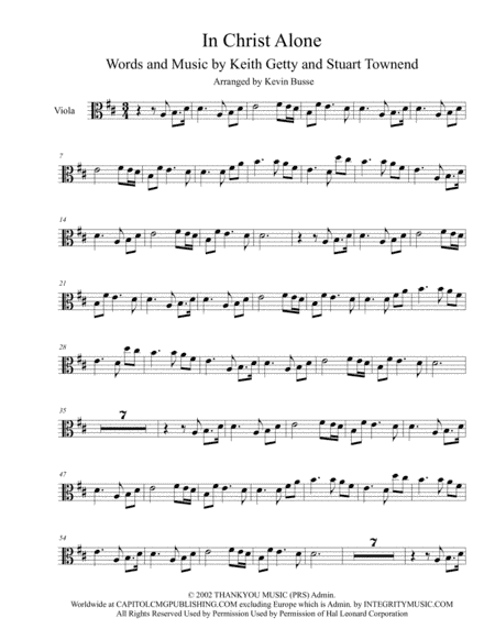 In Christ Alone (arr. Kevin Busse)