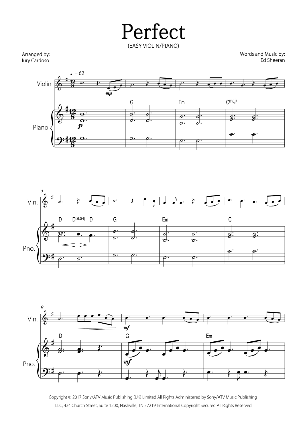 Perfect (arr. Iury Cardoso)