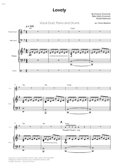 Lovely (arr. César Madeira)