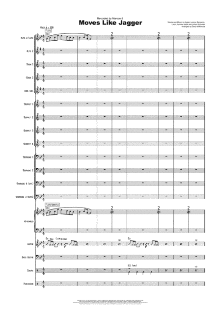 Moves Like Jagger (arr. Daryl McKenzie)