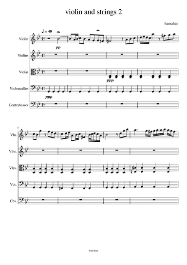 Violin and strings