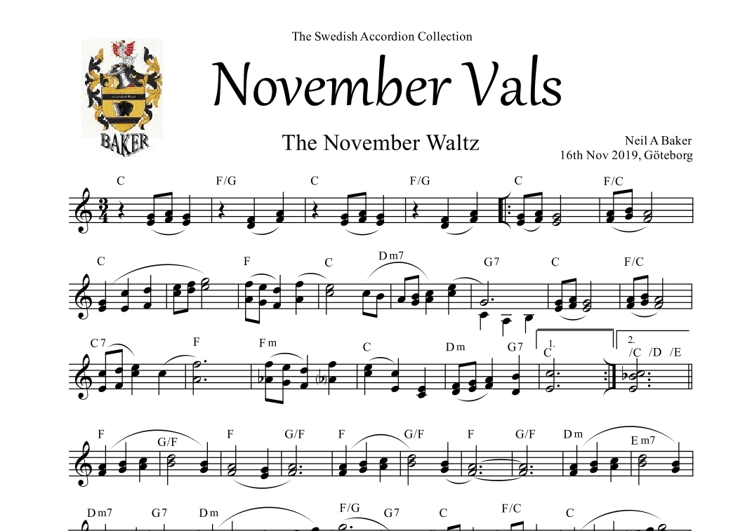 The November Waltz