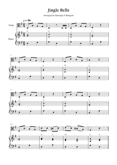 Jingle Bells (arr. Henrique F Mangoni)