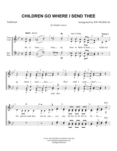 Children Go Where I Send Thee (arr. Jon Nicholas)
