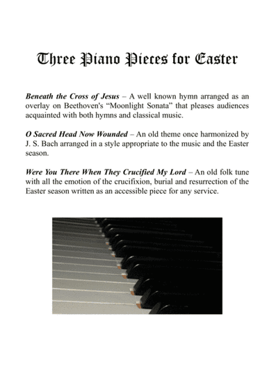 Three Easter Pieces for Piano (arr. David M. Porritt)