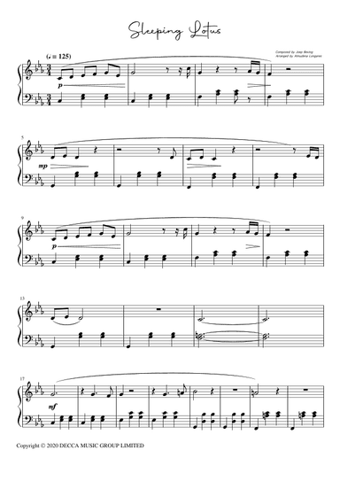 Sleeping Lotus (arr. Almudena Longares)