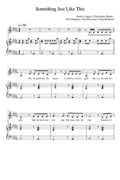 Something Just Like This (arr. Andrew Taggart)