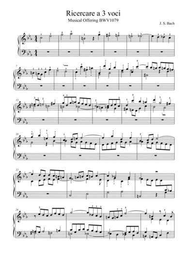 Ricercare a 3 voci (arr. Thomas Jancso)