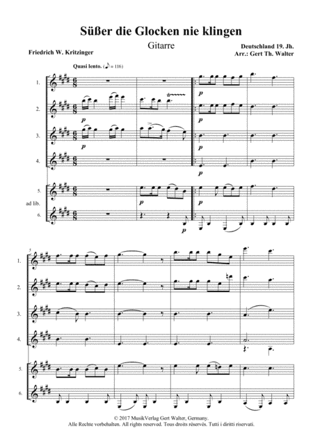 Bells Never Sound Any Sweeter (arr. Gert Th. Walter)