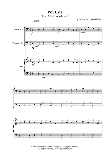 I'm Late (arr. Karen Gueiros)