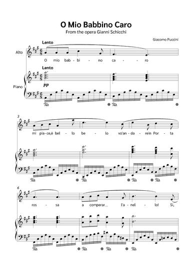 O Mio Babbino Caro (arr. Jackson Spindler)