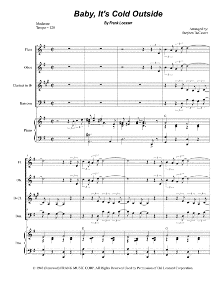 Baby, It's Cold Outside (arr. Stephen DeCesare)