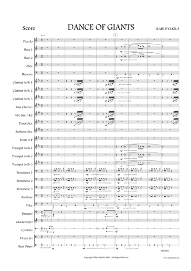 DANCE OF GIANTS for Concert Band