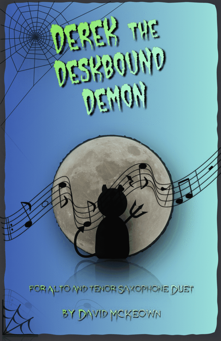 Derek the Deskbound Demon, Halloween Duet for Alto and Tenor Saxophone