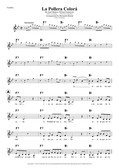 La Pollera Colorá (arr. Bernardo Bernal Hidalgo)