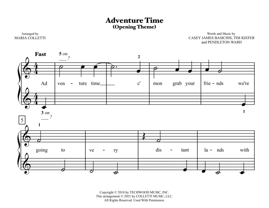 Adventure Time Opening Theme (arr. Maria Colletti)