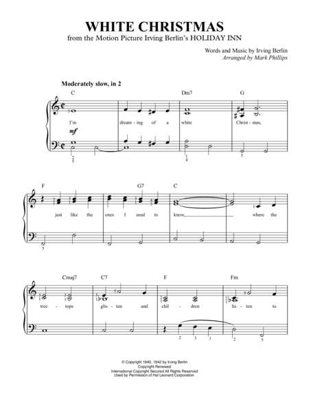 White Christmas (arr. Mark Phillips)