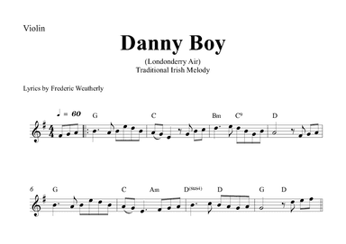 Danny Boy (Londonderry Air) (arr. Gabriel Oliveira)