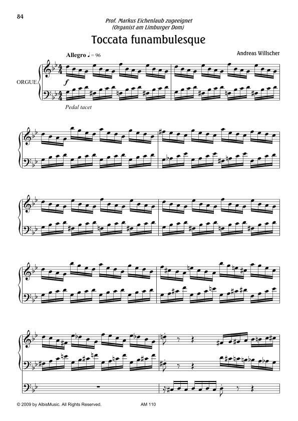 Toccata funambulesque