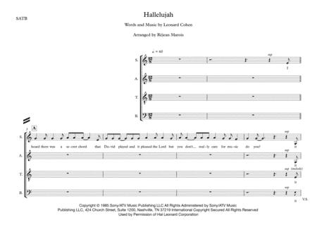 Hallelujah (arr. Réjean Marois)
