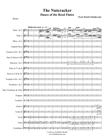 Dance of the Reed Flutes from The Nutcracker for Full Orchestra (arr. Doug Clyde)
