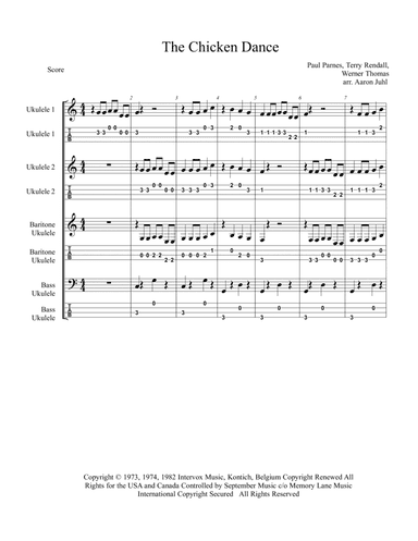 The Chicken Dance (arr. Aaron Juhl)