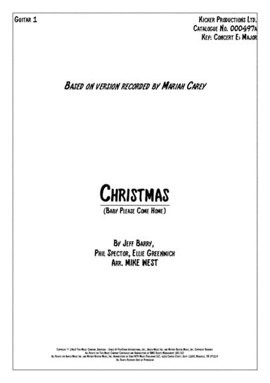 Christmas (baby Please Come Home) (arr. Mike West)