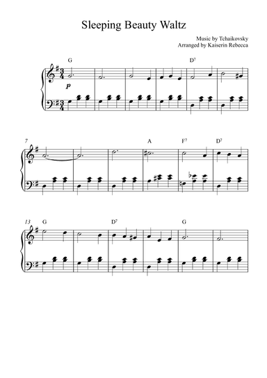 Sleeping Beauty Waltz (arr. Kaiserin Rebecca)