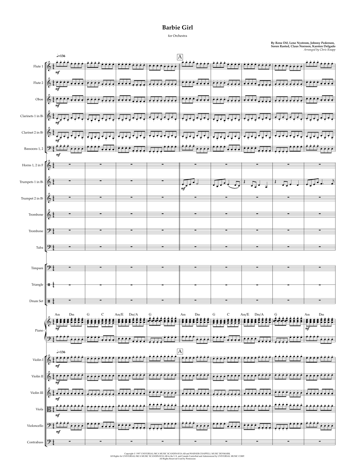 Barbie Girl (arr. Chris Knapp)